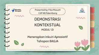 Demonstrasi Kontekstual Modul 3.2 Guru Penggerak Pdf